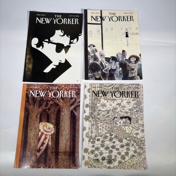 New Yorker Magazine Covers Only Lot Art To Frame 20 Flaws 2003-2020 Front Back - Picture 3 of 6